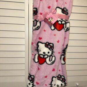 Hello Kitty Pink I love you blanket